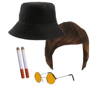90s Rock Star Accessory Set I Love Fancy Dress Black One Size