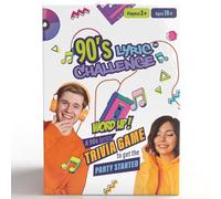 90's Song Lyric Game - Fun Music Trivia Game for Adults, for Music Lovers, Ideal for Millennials, Gen X