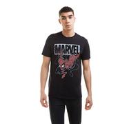 90's Spidey Cotton T-Shirt Marvel Black L