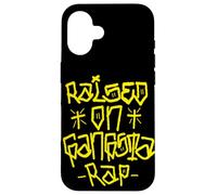 90s THROWBACK RAISED ON GANGSTA RAP GANGSTER FUNNY GRAFFITI Case for iPhone 16