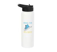 90s Throwback Retro Vintage Nostalgic Mens Womens Stainless Steel Insulated Water Bottle