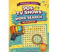 90s TV Shows Word Search: Nostalgic Series: Large Print Book with 40 90s TV Shows Word Search Puzzles