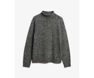90s vibe roll-neck jumper Superdry Noir XL