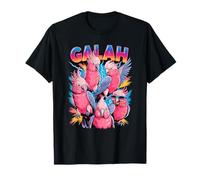 90s Vintage Galah Bird Rose-Breasted Cockatoo T-Shirt