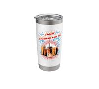 90s Vintage Iced Vanilla Latte Coffee Caffeine Stainless Steel Insulated Tumbler