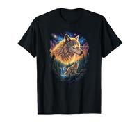 90s Wolf Stary Night - Wolves Howling at The Moon T-Shirt