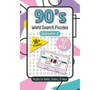 90's Word Search Puzzles Volume 2: Word Search Puzzles with Easy to Read Print about Nostalgic 90’s Movies, Music, Slang and More | 6x9 inches, 120 ... Gifts for Vacations, Holidays and Relaxation