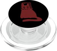 90s Y2K Ashamed Cat Tomcat in Sack Mask PopSockets PopGrip for MagSafe