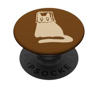 90s Y2K Ashamed Tomcat Cat in Sack Mask PopSockets Adhesive PopGrip