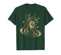 90s Y2K Cat Headphones Stars Silly Grunge Vintage Graphic T-Shirt
