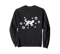 90s Y2K Cat sparks stars aesthetic girls Grunge Streetwear Sweatshirt