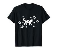 90s Y2K Cat Sparks Stars Aesthetic Girls Grunge Streetwear T-Shirt