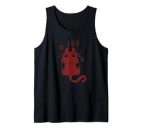 90s Y2K Clinging Scary Cat Tomcat Leaving Scratch Marks Tank Top