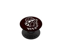 90s Y2K Creepy Raccoon Evil Laugh Under the Moon PopSockets Adhesive PopGrip