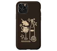 90s Y2K Curious Cute Kitten Stuck in a Wine Glass Case for iPhone 11 Pro