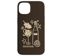 90s Y2K Curious Cute Kitten Stuck in a Wine Glass Case for iPhone 13