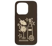 90s Y2K Curious Cute Kitten Stuck in a Wine Glass Case for iPhone 15 Pro