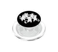 90s Y2K Cute Cats and Tomcats Dancing in a Circle PopSockets PopGrip for MagSafe