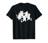 90s Y2K Cute Cats and Tomcats Dancing in a Circle T-Shirt