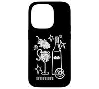 90s Y2K Cute Curious Kitten Stuck in a Wine Glass Case for iPhone 14 Pro