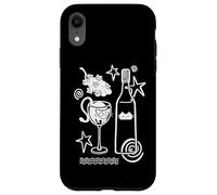 90s Y2K Cute Curious Kitten Stuck in a Wine Glass Case for iPhone XR