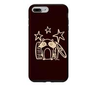 90s Y2K Cute Raccoon Pizza Thief Beneath the Stars Case for iPhone 7 Plus/8 Plus