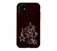 90s Y2K Cute Rats Dancing Around Beneath the Stars Case for iPhone 11
