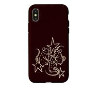 90s Y2K Cute Rats Dancing Around Beneath the Stars Case for iPhone X/XS