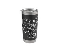 90s Y2K Cute Rats Dancing in a Circle Stainless Steel Insulated Tumbler