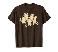 90s Y2K Cute Tomcats and Cats Dancing in a Circle T-Shirt