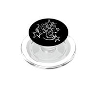90s Y2K design featuring cute rats dancing in a circle benea PopSockets PopGrip for MagSafe