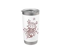 90s Y2K Fish and Jellyfish Under Stars Stainless Steel Insulated Tumbler