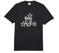 90s Y2K Hurt Hare Rabbit Bunny is Sad Under Starry Comfort Colors Adult Heavyweight T-Shirt