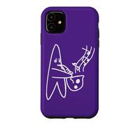 90s Y2K Jazz Star Playing Blue Notes on Saxophone Case for iPhone 11