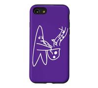 90s Y2K Jazz Star Playing Blue Notes on Saxophone Case for iPhone SE (2020) / 7/8