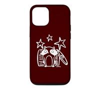 90s Y2K Pizza Thief Cute Raccoon Beneath the Stars Case for iPhone 12/12 Pro