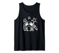 90s Y2K Pizza Thief Cute Raccoon Beneath the Stars Tank Top
