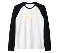 90s Y2K Scary Tomcat Cat is Scared Under Starry Tail Meme Raglan Baseball Tee