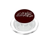 90s Y2K Snail Mouse and Worm at Tea Time PopSockets PopGrip for MagSafe