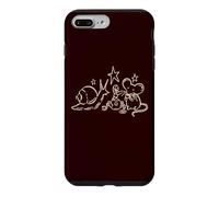90s Y2K Tea Time Beneath the Stars with Snail Mouse and Worm Case for iPhone 7 Plus/8 Plus