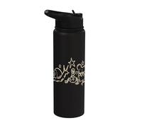 90s Y2K Tea Time Beneath the Stars with Snail Mouse and Worm Stainless Steel Insulated Water Bottle