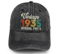 90th 80th 70th 60th 50th 40th 30th Birthday Gifts for Men Women, Vintage 1935 1945 1955 1965 1975 1985 1995 Hat