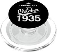 90th Birthday 90 Year Old Born in October 1935 Vintage PopSockets PopGrip for MagSafe