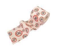 90th Birthday Gift Toilet Paper Fun Traffic Sign Red/White - Original Birthday Gift for a Successful 90th Birthday Man or Woman - Tiwoca