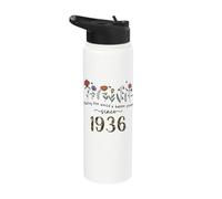 90th Birthday Making The World A Better Place Since 1936 Stainless Steel Insulated Water Bottle
