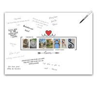 90th Birthday Party Decorations Supplies - Guest Book Alternative Poster. Signing Anniversary Board for Women or Men. Wall Art Decor Card for Him or Her Turning 90 Years Old. A3 Signature Banner