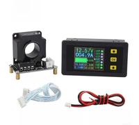 90V Bidirectional Hall Coulomb Meter with Color LCD Display, Current Range 100A/200A/300A/500A, Capacity Time Power Monitoring, Over-Voltage/Power Protection Functions(200A)