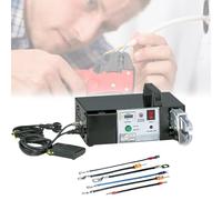 90W/12.7KN Electric Crimping Machine, Multifunctional Electric Crimping Pliers, Crimping Range 0.25-35mm, Insulated Terminal 5.5mm², with Stripping and Trimming, for Recycling Copper Wire