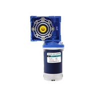 90W 12V 24V DC NMRV30 Worm Gear Motor RV30 with Self-Locking Speed Adjustable Can CW and CCW Low Noise(35rpm,RV40 24V)