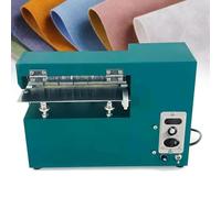 90W Adjustable Strap Splitter, Leather Skiver Machine for 3mm Thickness, 20cm Cutting Width, Professional Leather Slitting and Skiving Tool for Crafting